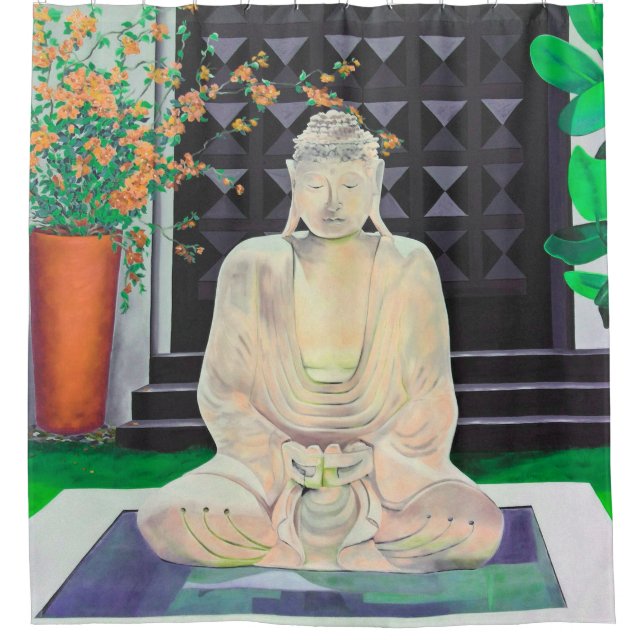 Rideau de douche de Bouddha (Devant)