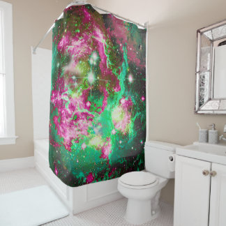 Rideau de douche de champ étoile lumineux