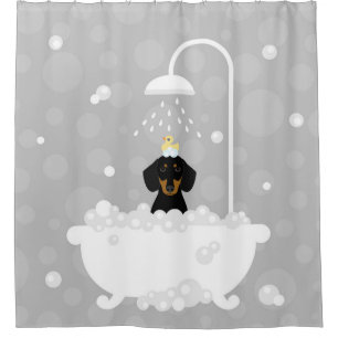 Rideau de douche de Dachshund