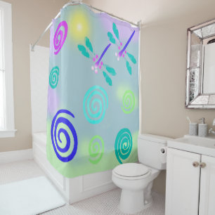 Rideau de douche de dragon Dream