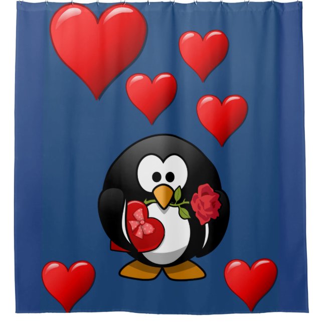 Rideau de douche de jour de Valenttine (Devant)