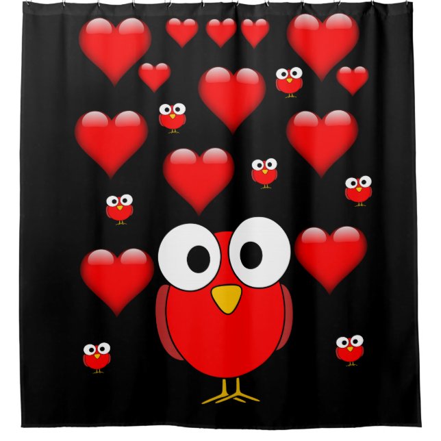 Rideau de douche de jour de Valenttine (Devant)