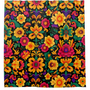 Rideau de douche de la jungle Maximaliste