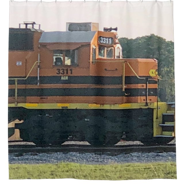 Rideau de douche de locomotive (Devant)