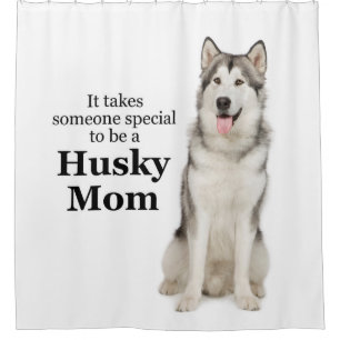 Rideau de douche de maman Husky