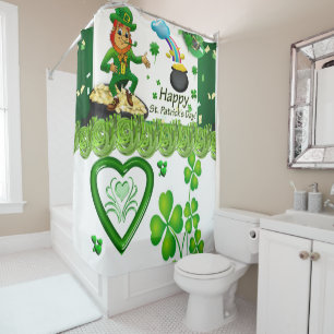 Rideau de douche de Saint Patrick