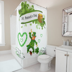 Rideau de douche de Saint Patrick