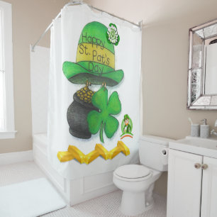 Rideau de douche de Saint Patrick