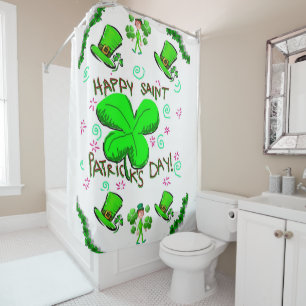 Rideau de douche de Saint Patrick