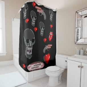 Rideau de douche de Saint Valentin