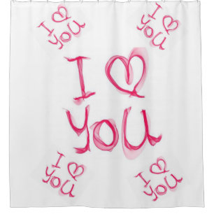Rideau de douche de Saint Valentin