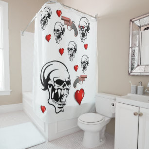 Rideau de douche de Saint Valentin