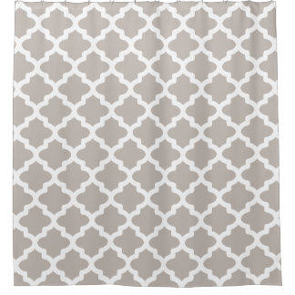 Rideau de douche de salle de bain moderne gris neu
