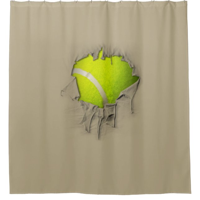 Rideau de douche de tennis Torn (Devant)