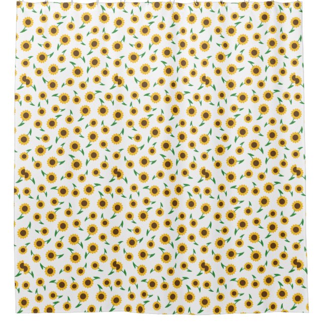 Rideau de douche de tournesol (Devant)