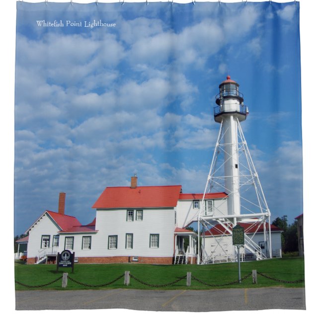 Rideau de douche de Whitefish Point Lighthouse (Devant)