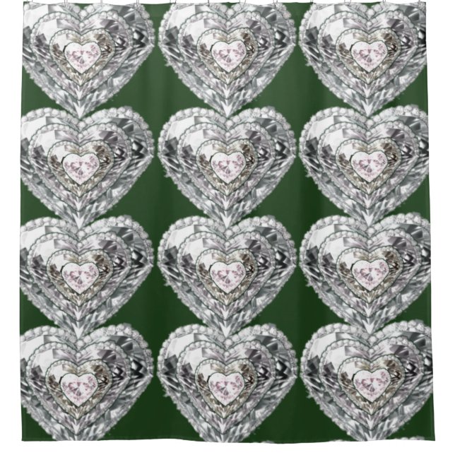 Rideau de douche design numérique dynamique - Wi-F (Devant)