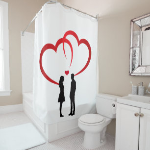 Rideau de douche Deux Amoureux