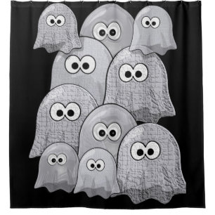 Rideau de douche d'Halloween