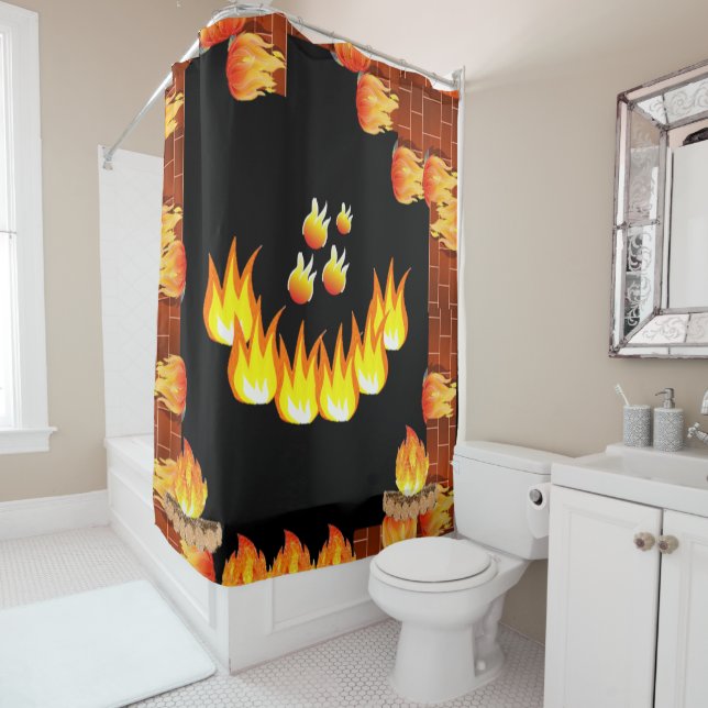 Rideau de douche d'incendie (En situation)