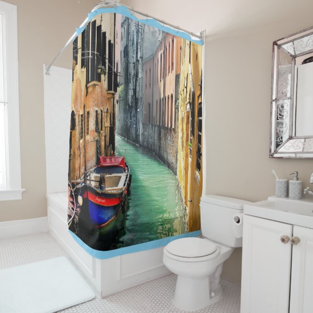 Rideau de douche DREAM OF VENICE (En situation)