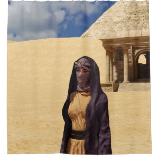 Rideau de douche du désert