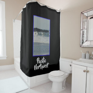Rideau de douche du Nord-Ouest Pacifique/Côte de l