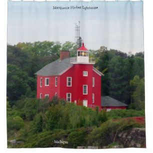 rideau de douche du phare Marquette Harbour