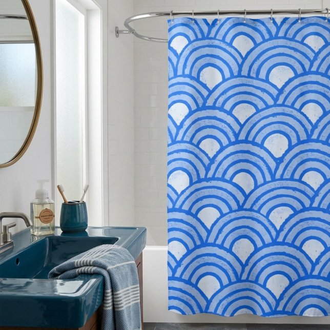 Rideau de douche Écailles Céruléennes (Créateur téléchargé)