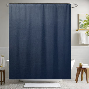 Rideau de douche en cuir bleu