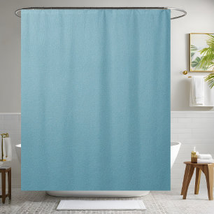 Rideau de douche en cuir bleu clair