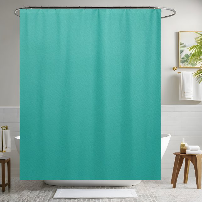Rideau de douche en cuir turquoise (Créateur téléchargé)