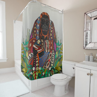 rideau de douche en étain