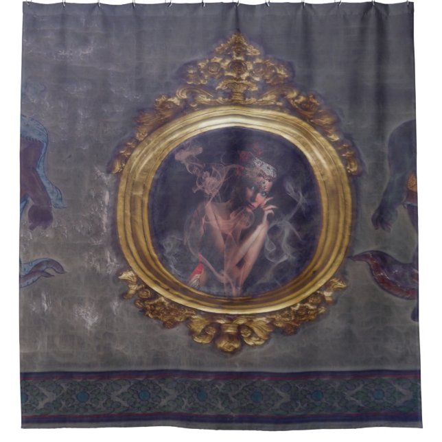 Rideau de douche Fantôme dans le miroir (Devant)