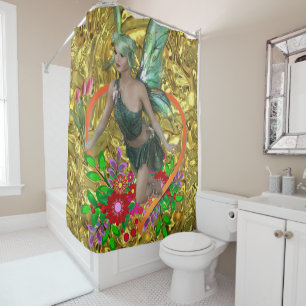 Rideau de douche Fée Florale