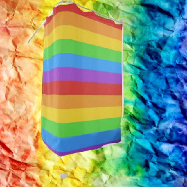Rideau de douche Fierté : Drapeau Arc-en-ciel (Créateur téléchargé)