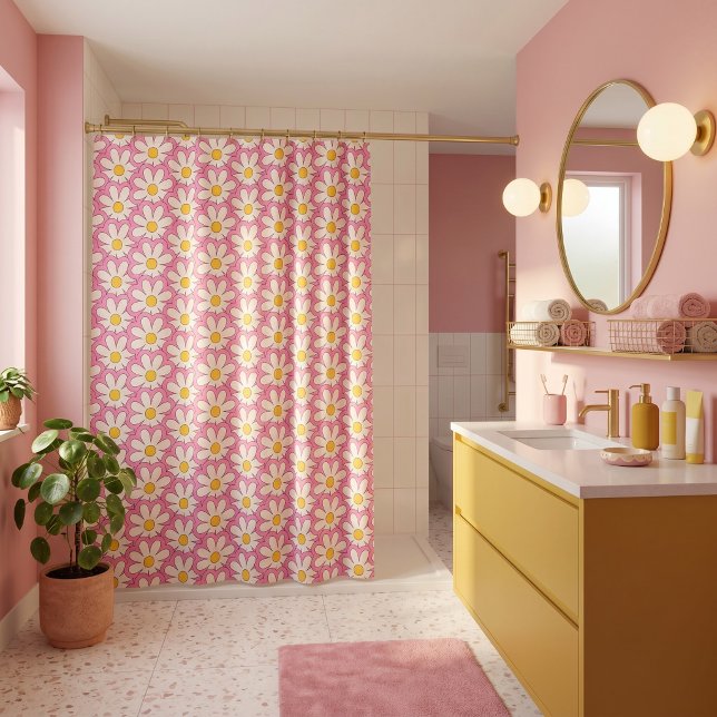 Rideau de douche fleuri (Créateur téléchargé)