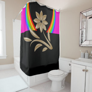 Rideau de douche Floral
