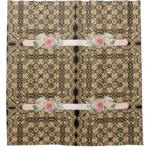 Rideau de douche Floral