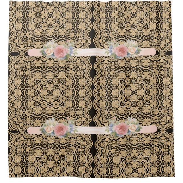 Rideau de douche Floral (Devant)