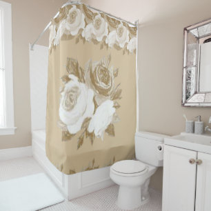 Rideau de douche floral