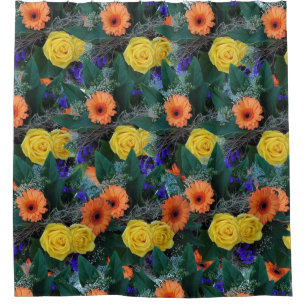 Rideau de douche Floral