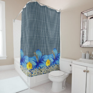 Rideau de douche Floral