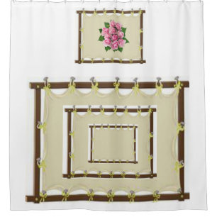 Rideau de douche Floral