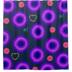 Rideau de douche Floral