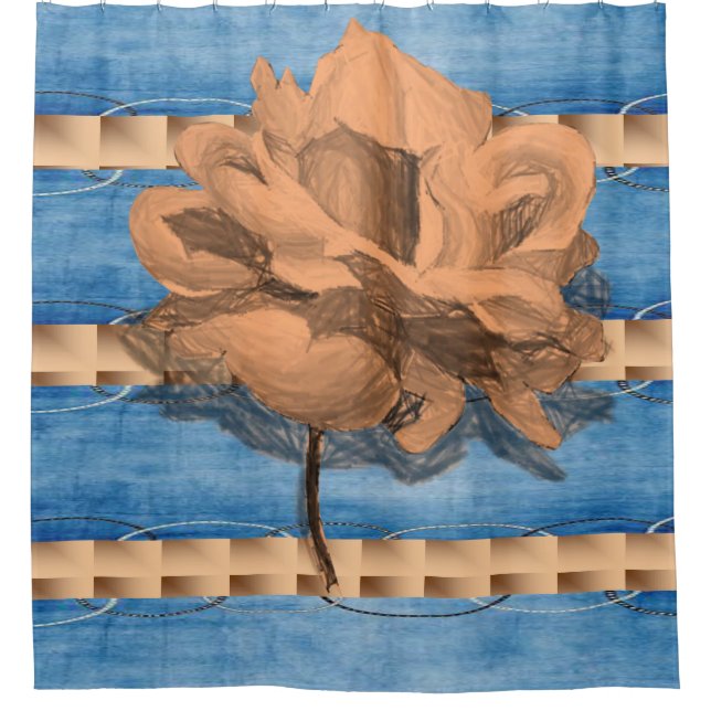 Rideau de douche Floral (Devant)