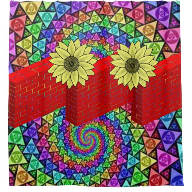 Rideau de douche Floral (Devant)