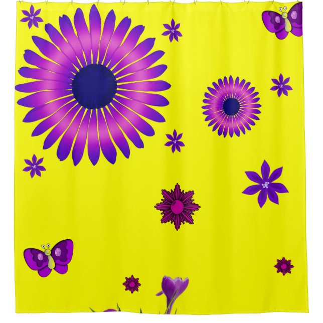 Rideau de douche Floral (Devant)