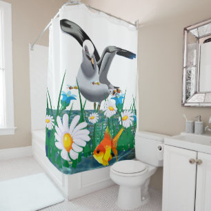 Rideau de douche Floral