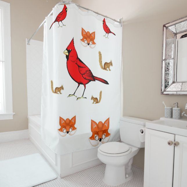 rideau de douche Fox (En situation)